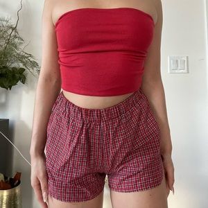 Brandy Melville Red Tube Top